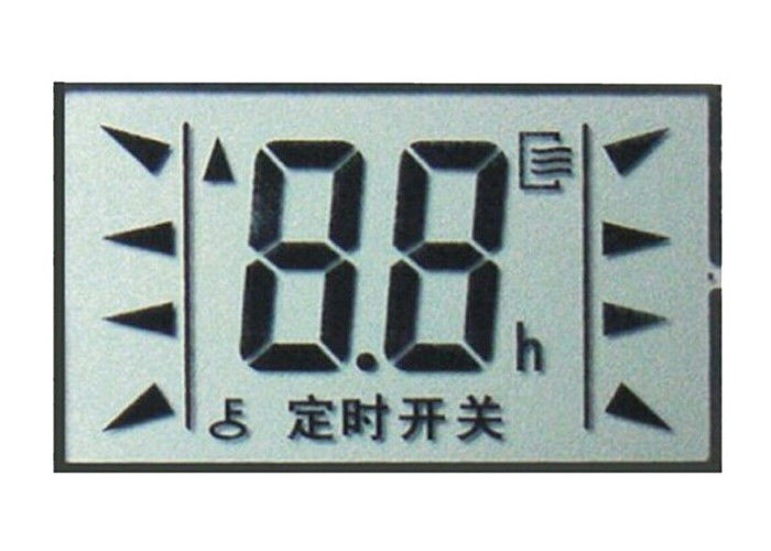 Modulo LCD dell'affissione a cristalli liquidi 7 di TN di abitudine di segmento della cifra riflettente positiva dell'esposizione per il regolatore della ripresa esterna del condizionatore d'aria