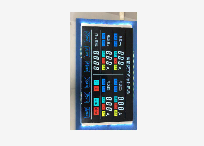 IL LCD di VA industriale visualizza l'esposizione su ordinazione dell'affissione a cristalli liquidi di dimensione del modulo LCD di 7 segmenti per il sistema intelligente di purificazione di Digital