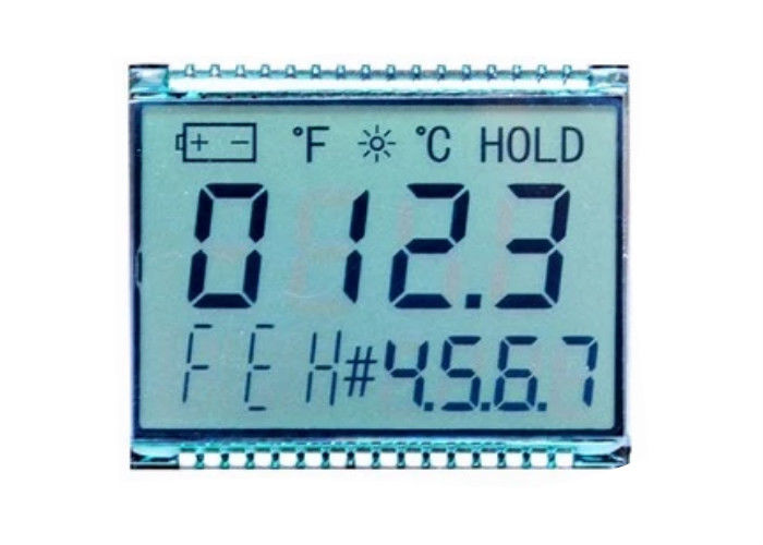 Esposizione LCD riflettente di TN dell'esposizione numerica di segmento della cifra 7 di abitudine 4 per il connettore di Pin del tester