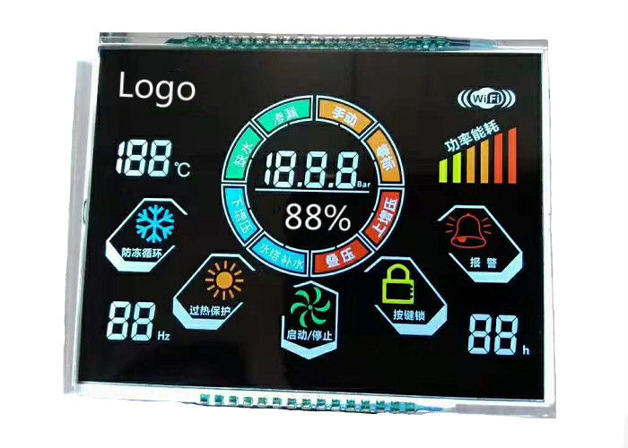 modulo numerico monocromatico Transmissive di LCD della cifra di segmento dello schermo sette dell'esposizione LCD di 3.5V VA