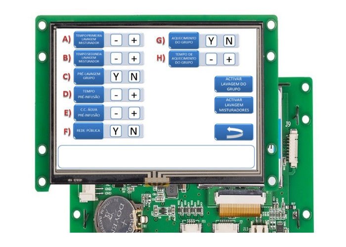 Esposizione astuta a 4,3 pollici di TFT LCD per il PWB/schermo a colori LCD numerico