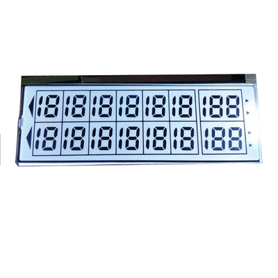 Piccolo 6'Clock monocromatico positivo TN 50 Pin Display LCD a 6 cifre a 7 segmenti