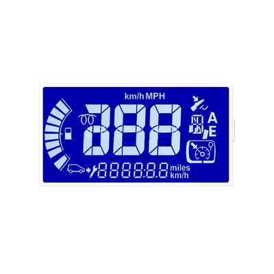 Display Lcd personalizzato transflettivo monocromatico TN 6 in punto per strumento