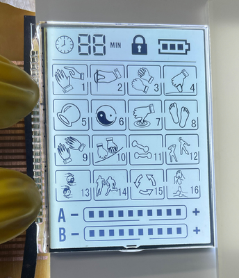 3.6V Display LCD HTN a matrice positiva Display LCD grafico trasmissivo Per massaggiatori