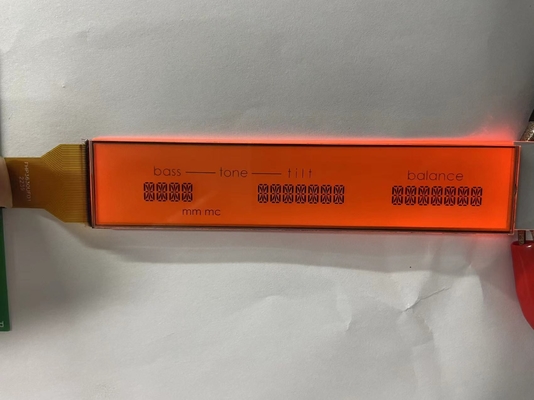 Display LCD HTN a matrice positiva monocromo a 7 segmenti trasmissivo schermo LCD grafico per audio