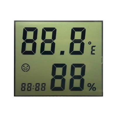 3.0 V Display LCD TN trasmissivo Segmento di codice schermo LCD per igrotermografo