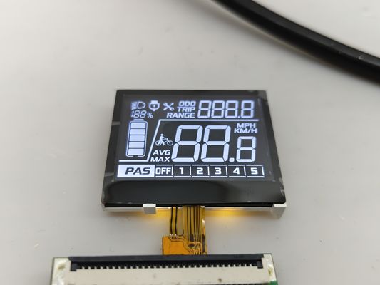 Vendite di fabbrica 7 Segmento VA COG Modulo LCD Personalizzato Negativo Per Bicicletta Elettrica