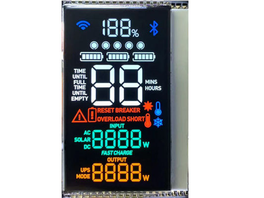 Modulo LCD ad alto contrasto VA Display monocromatico per schermo di alimentazione esterno e interno