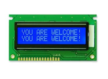 Esposizioni LCD grigia Transmissive 16 x di modo STN modulo del monitor dell'affissione a cristalli liquidi 2 con il dovere 1/16