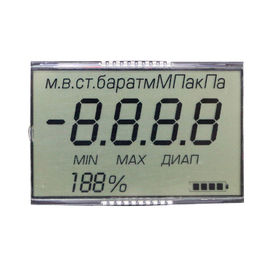 Riflettente monocromatico connettore del polarizzatore dell'esposizione LCD di segmento HTN dell'OEM di Pin della lega per caratteri
