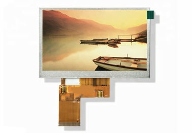 Esposizione trasparente su ordinazione di 4,3 TFT LCD, schermo a colori di TFT di 480 * 272 punti con 24 bit
