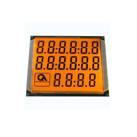6 esposizione LCD dell'erogatore HTN del combustibile di Pin della cifra 70 con la lampadina arancio