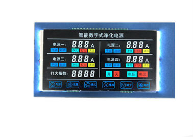 IL LCD di VA industriale visualizza l'esposizione su ordinazione dell'affissione a cristalli liquidi di dimensione del modulo LCD di 7 segmenti per il sistema intelligente di purificazione di Digital