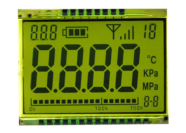Dimensione su ordinazione dell'esposizione LCD riflettente di TN di segmento della cifra 7 per il metro 3.3V