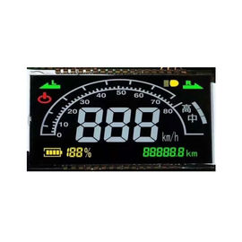 Metodo movente statico di PIN di dimensione 7 di segmento della visualizzazione LCD quadrata su ordinazione HTN 12