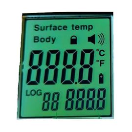 Esposizione di segmento LCD dell'interfaccia della zebra per il termometro infrarosso