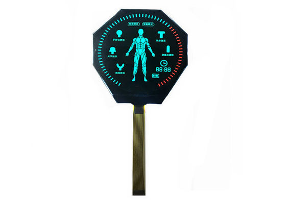 Esposizione dell'affissione a cristalli liquidi di segmento su misura modulo dell'esposizione dell'affissione a cristalli liquidi di VA, schermo di visualizzazione negativo rotondo dell'affissione a cristalli liquidi, modulo dell'affissione a cristalli liquidi di segmento della cifra 14