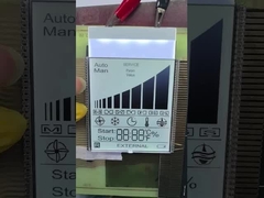 Dimensione TN 7 Segmento Display LCD monocromo Modulo trasmissivo carattere trasparente