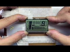 Display LCD HTN personalizzato di alta qualità con otto forme monocromo 7 segmenti schermo LCD grafico per motociclette